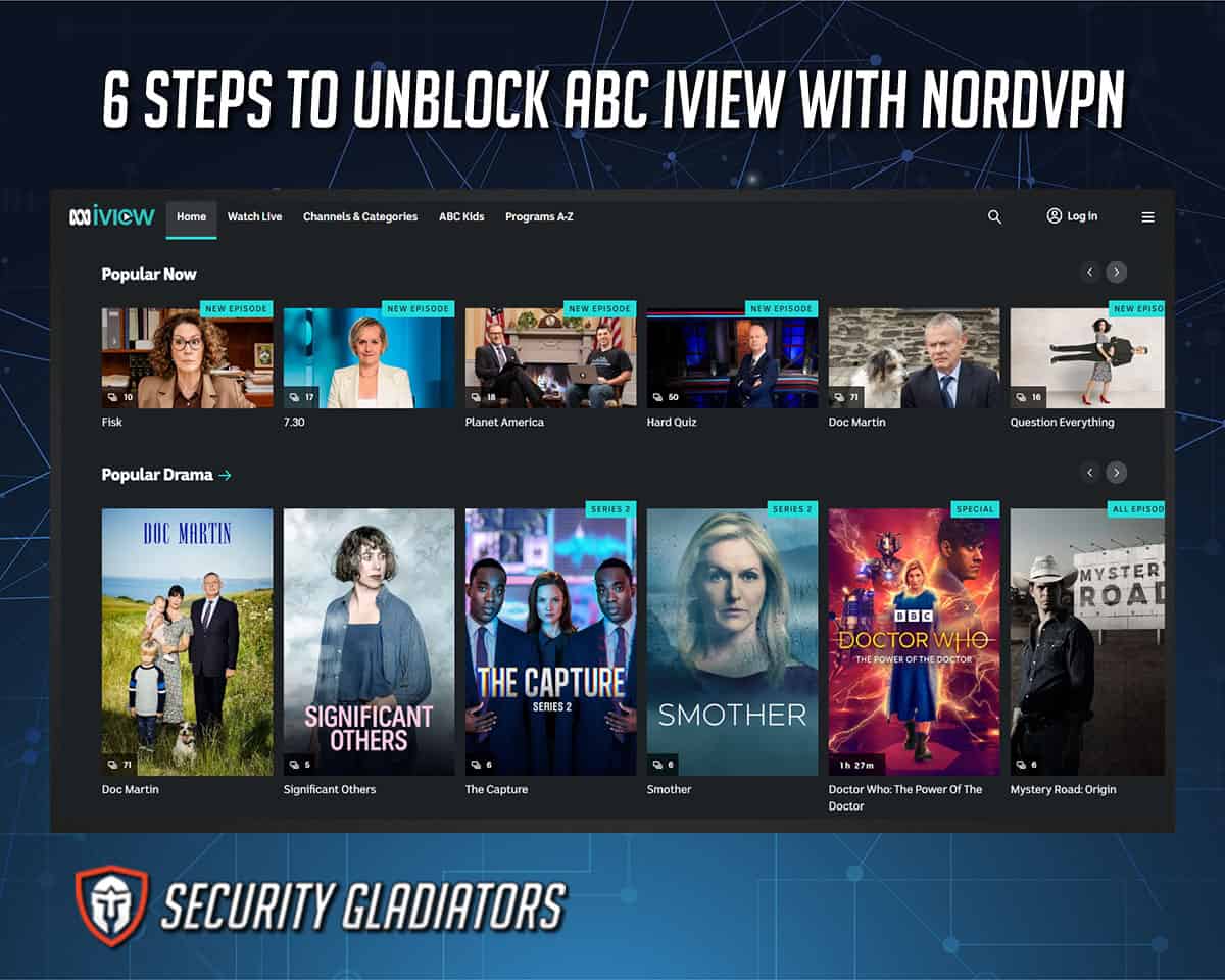 Unblock ABC iView with NordVPN