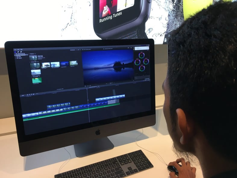 Video Editing with Apple iMac